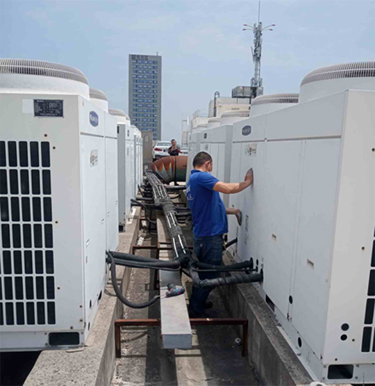 浮山中央空调制热和不制冷系统维修方法